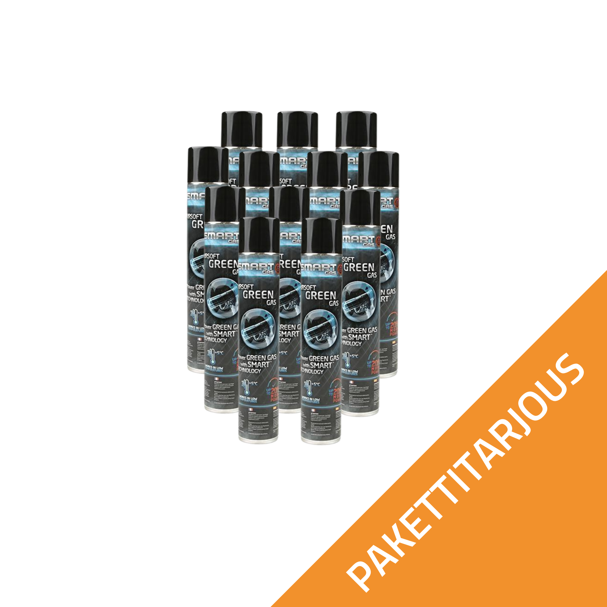 12x Smart Gas airsoft-kaasu 1000ml