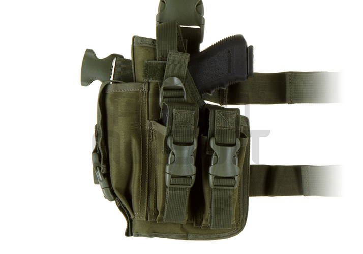SOF Universal Pistol Thigh Holster, Left Handed - OD