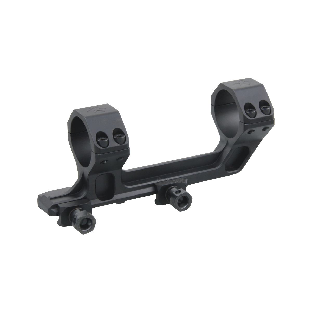 X-ACCU 30mm 20MOA tähtäinrenkaat, 1-osainen - musta