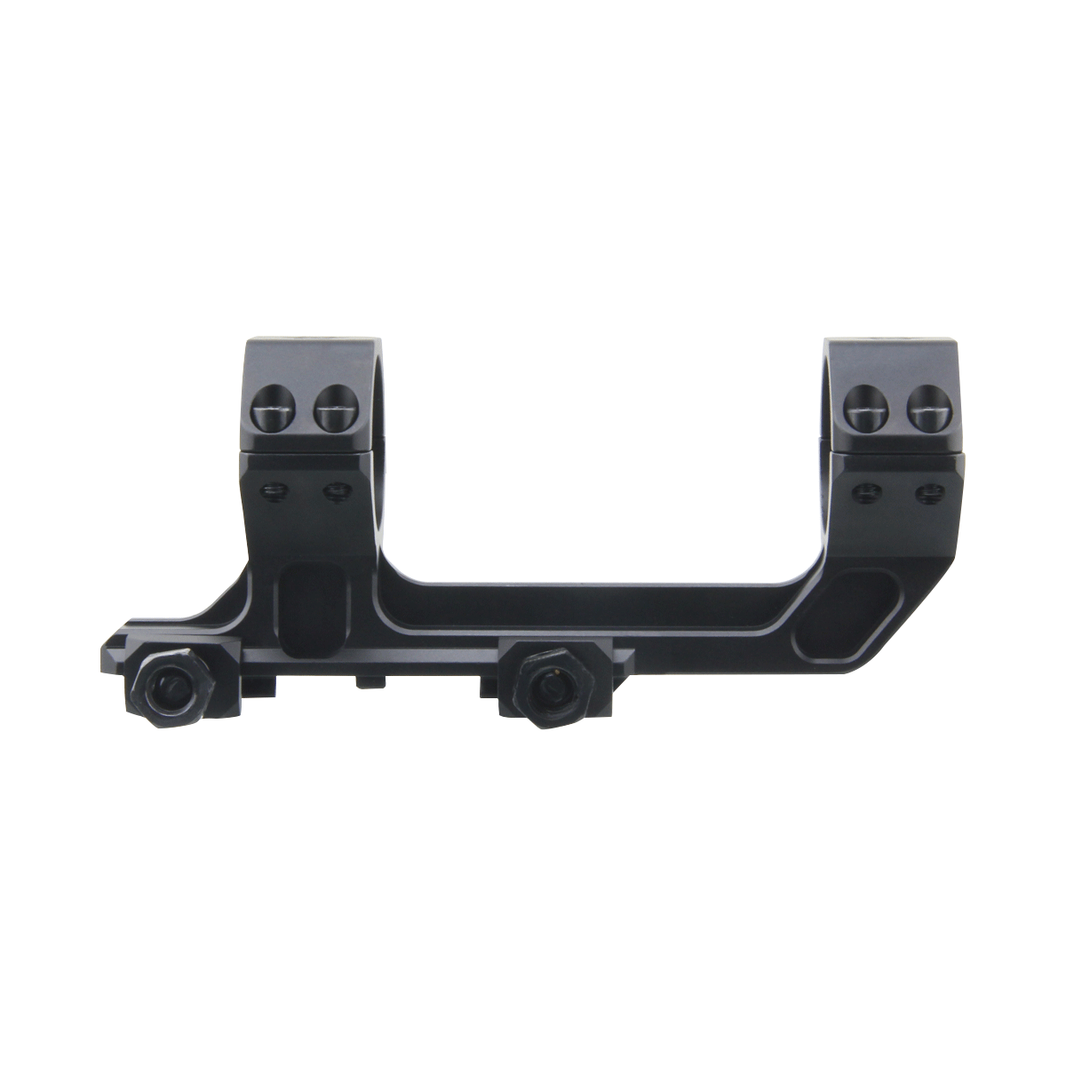 X-ACCU 30mm 0MOA tähtäinrenkaat, 1-osainen - musta