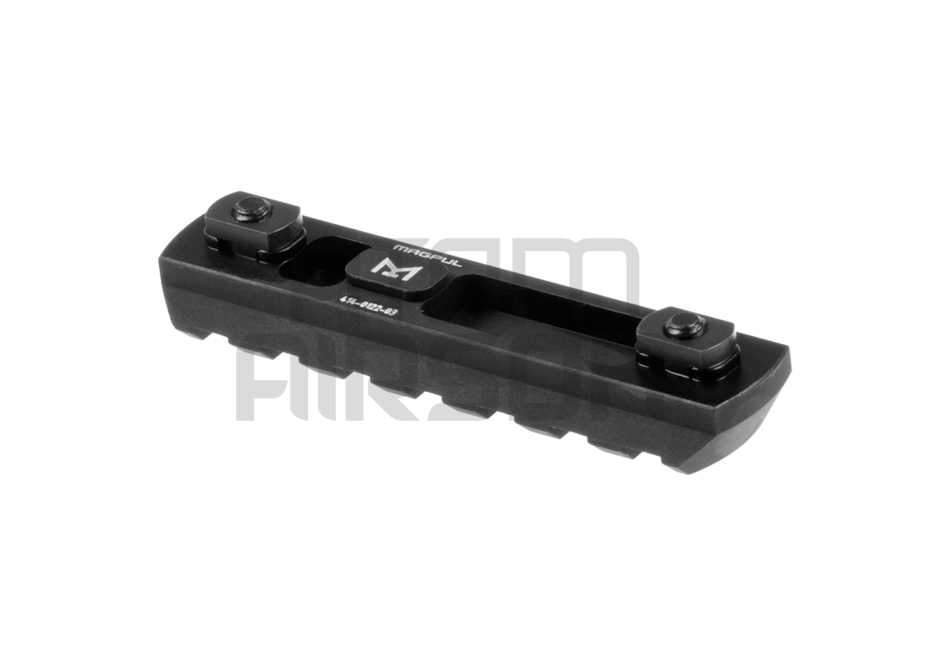 M-LOK alumiininen RIS kisko, 7 pykälää