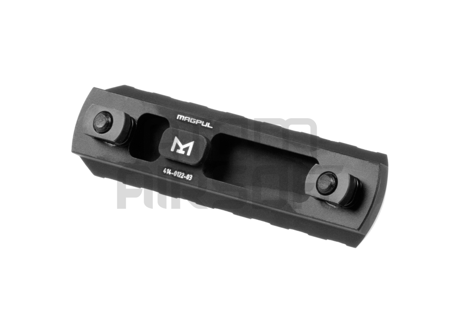 M-LOK alumiininen RIS kisko, 7 pykälää