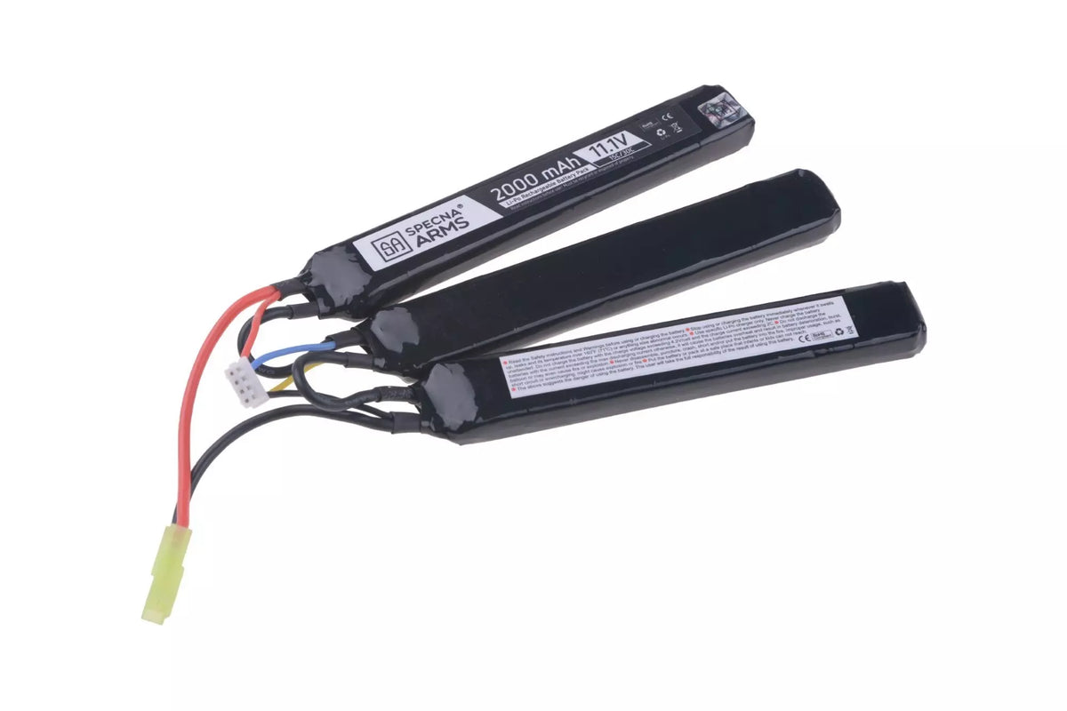 Specna Arms LiPo -akku 11,1 V 2000 mAh 15/30C, 3-osainen - Small Tamiya