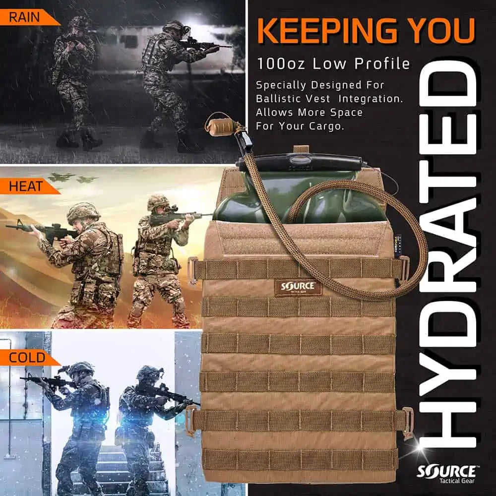 Razor 3L MOLLE-juomatasku + juomarakko - Multicam