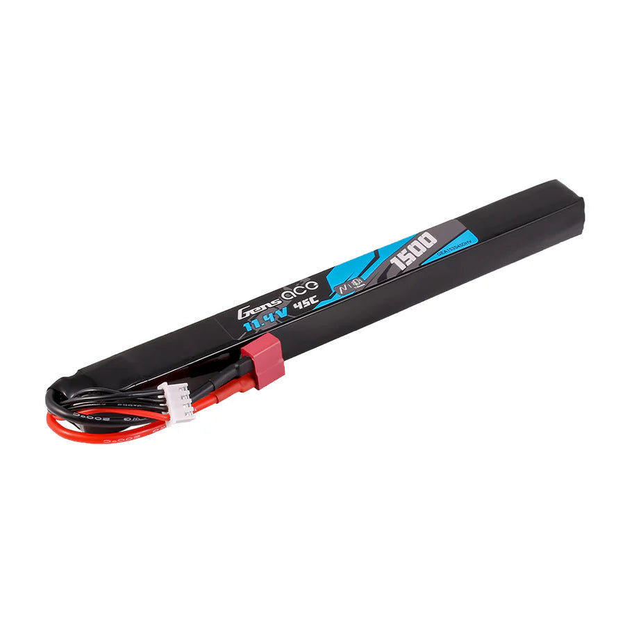 LiPo-akku 11,4V HV 1500mAh 3S/45C, T-plug/Deans