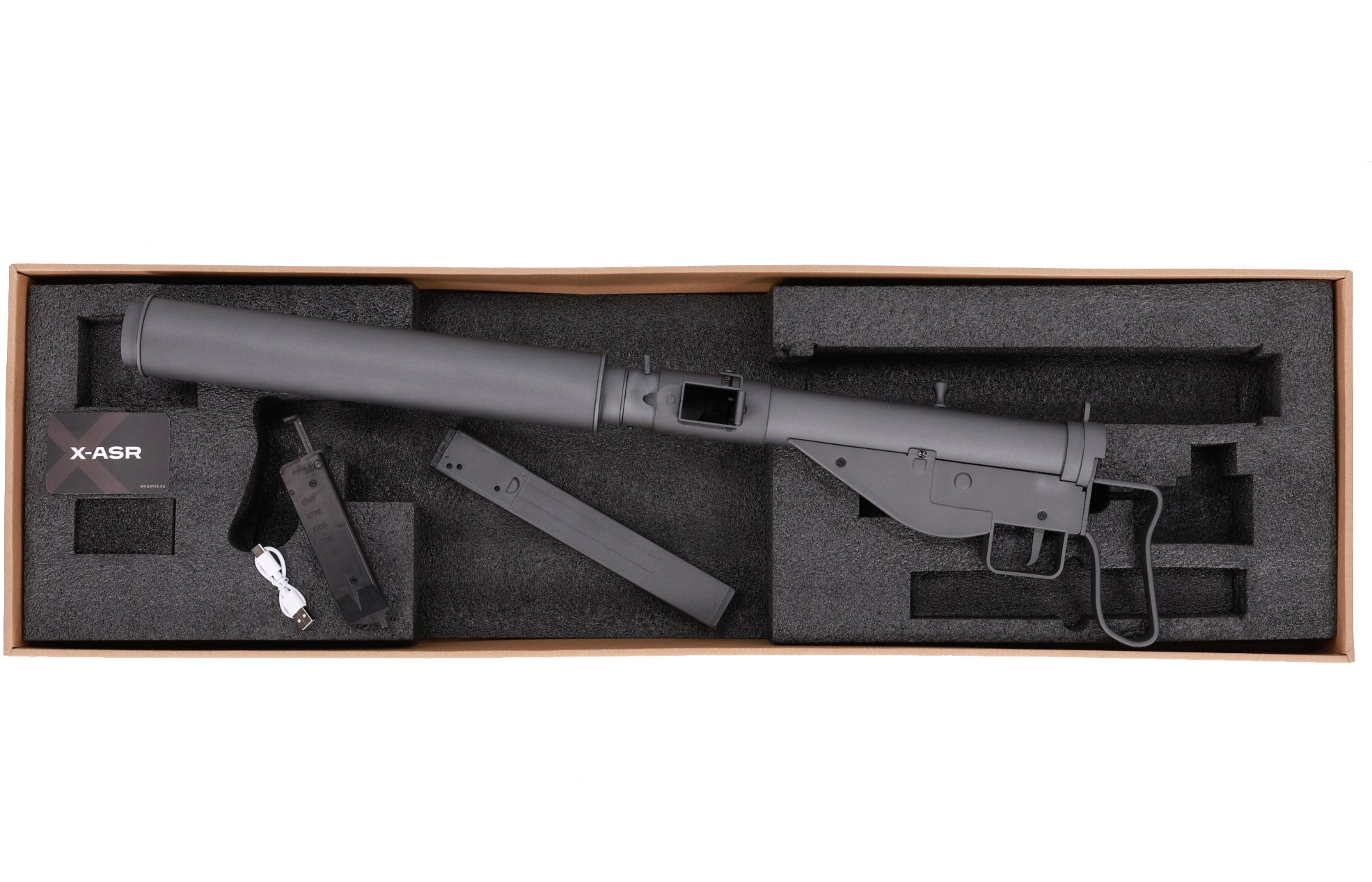 Specna Arms Sten MK.II(S) Command Grip RETRO AEG -konepistooli (X-ASR/Tracer)