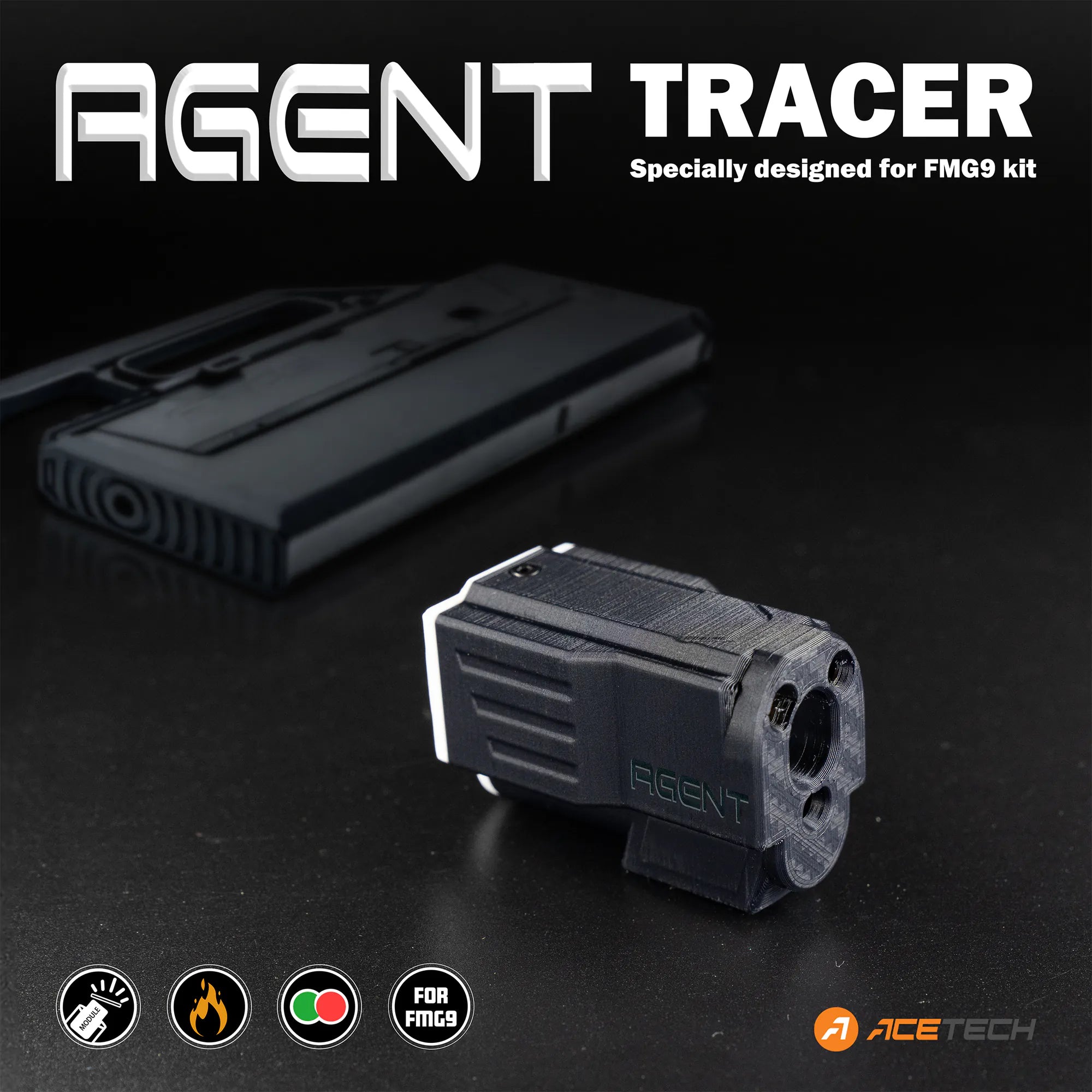 Acetech Agent FMG9 valojuovayksikkö