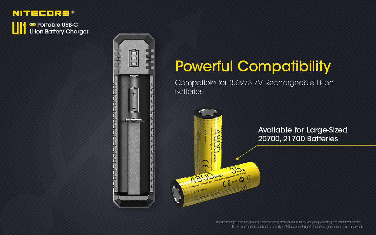 Nitecore UI1 USB-C Li-ion -akkulaturi