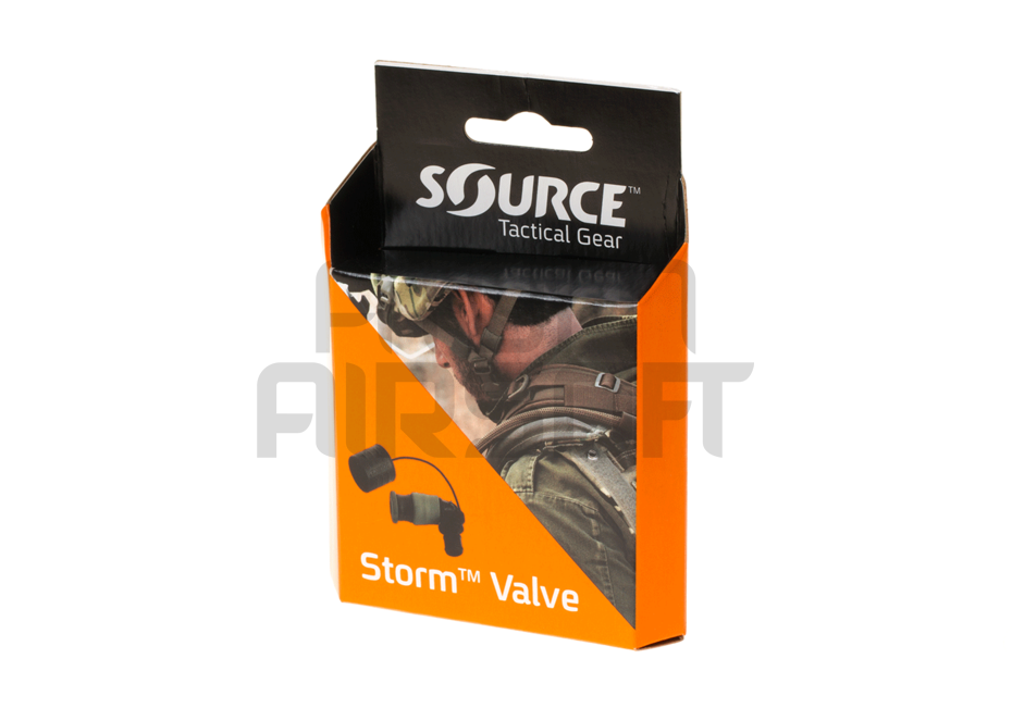 Push-Pull venttiili, musta/oliivi