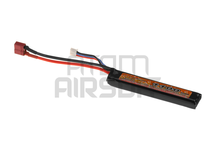 7,4V 1100mAh LiPo-akku, 20c - T-plug/Deans