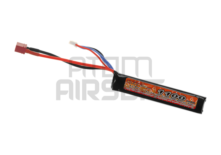 11,1V 1100mAh LiPo-akku, 20c - T-plug/Deans