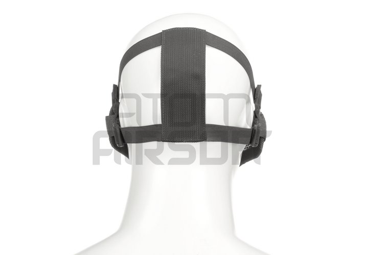 Lower face shield - gray