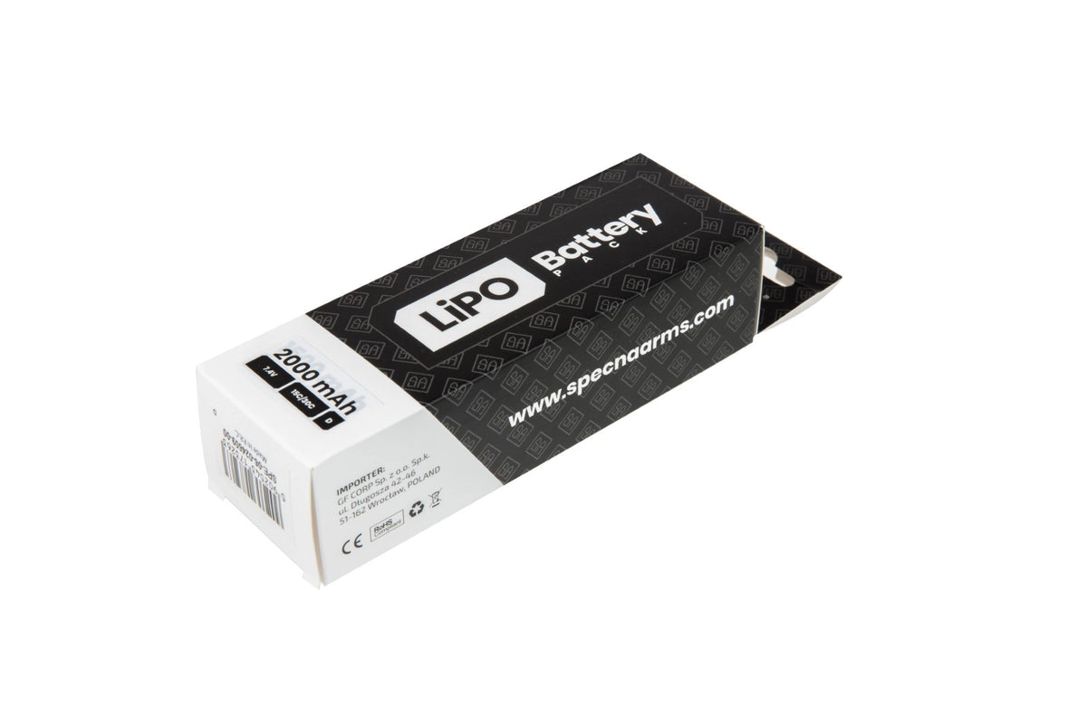 Specna Arms LiPo Battery 7.4V 2000mAh 15/30C Nunchuck - T-plug/Deans