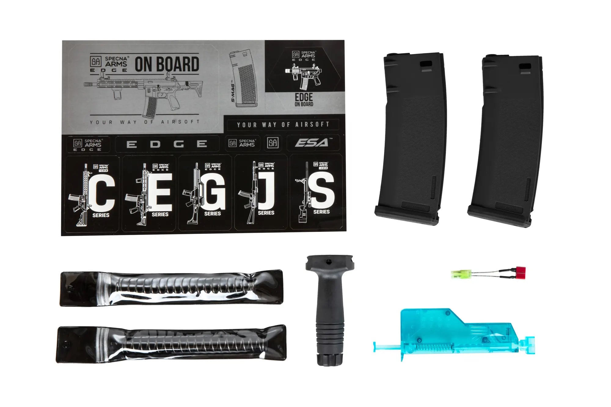 Daniel Defense® MK18 SA-P19 Prime™ HAL ETU harjattomalla moottorilla - musta