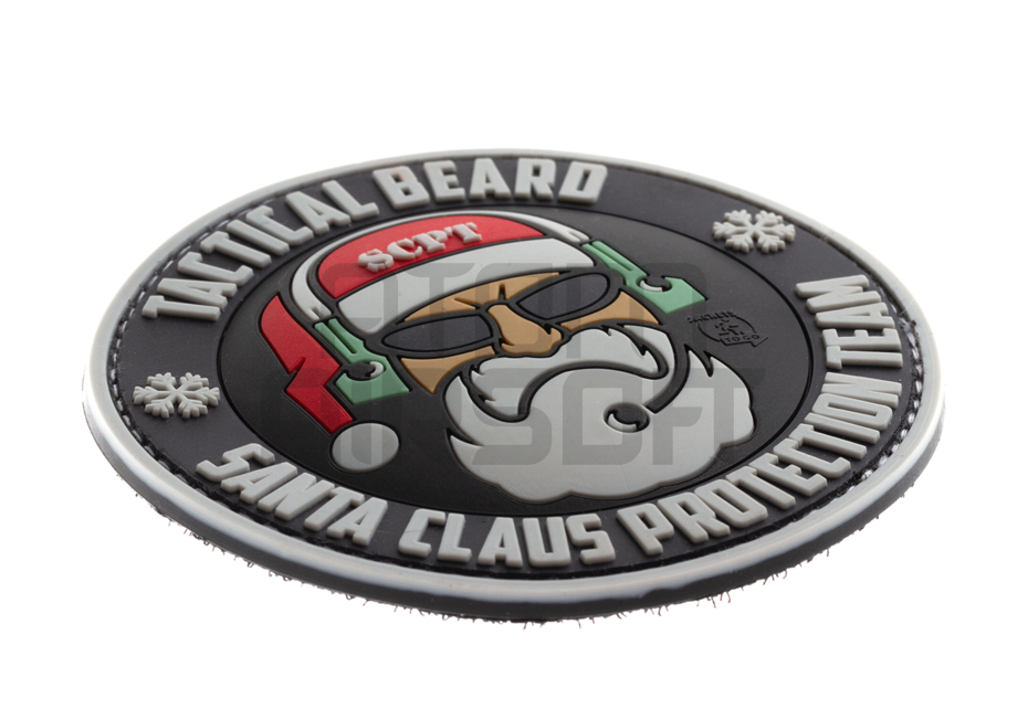 "Santa Claus Protection Team" PVC velcromerkki