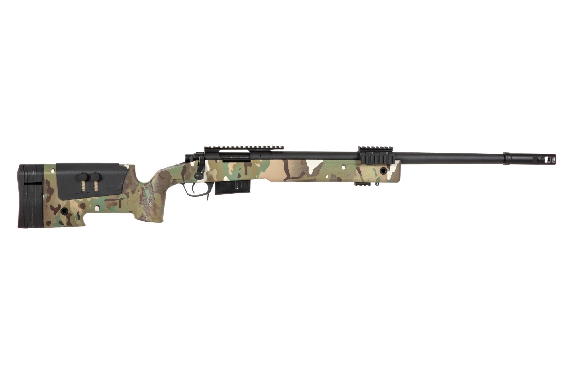 Specna Arms SA-S03 CORE™ High Velocity jousitoiminen tarkkuuskivääri - MultiCam