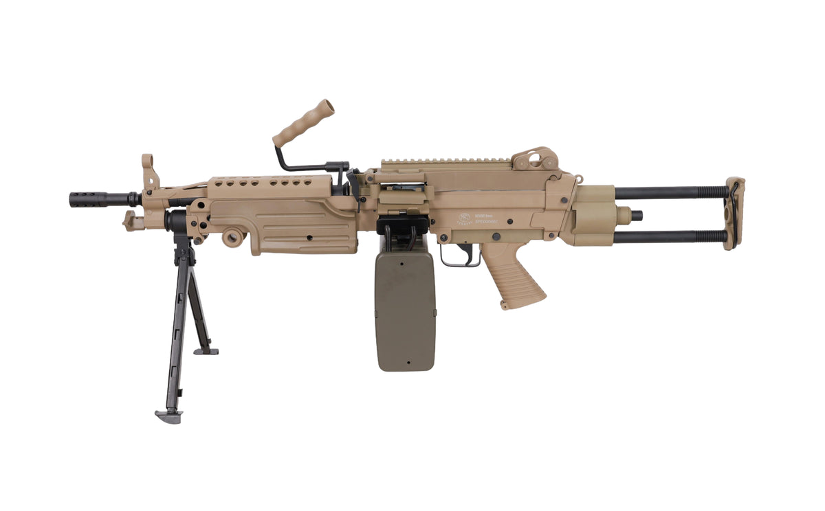 Specna Arms FN Herstal M249 PARA CORE konekivääri AEG - hiekka