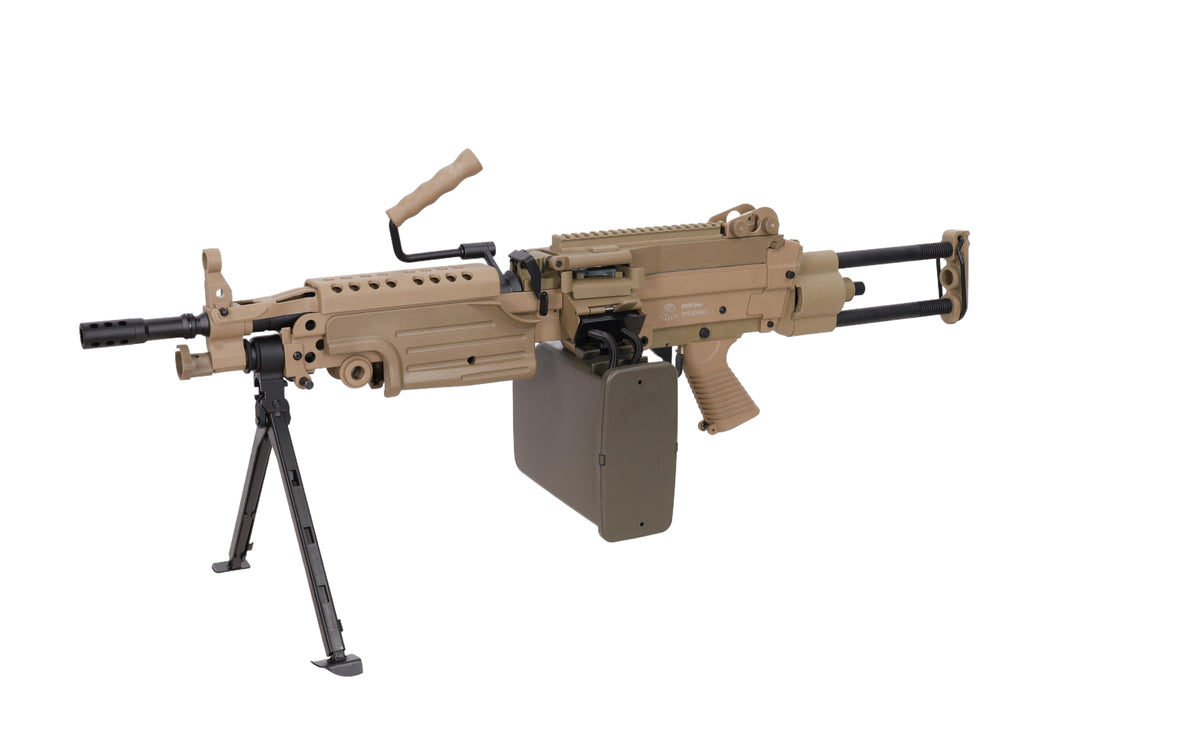 Specna Arms FN Herstal M249 PARA CORE konekivääri AEG - hiekka