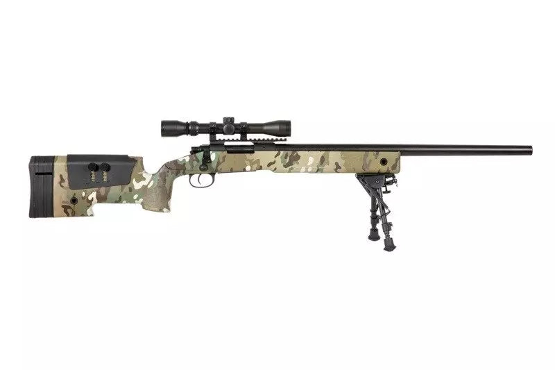 Specna Arms SA-S02 CORE™ High Velocity Sniper Rifle with Scope and Bipod - MC