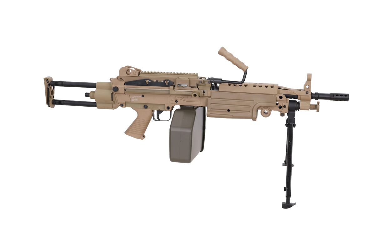Specna Arms FN Herstal M249 PARA CORE konekivääri AEG - hiekka