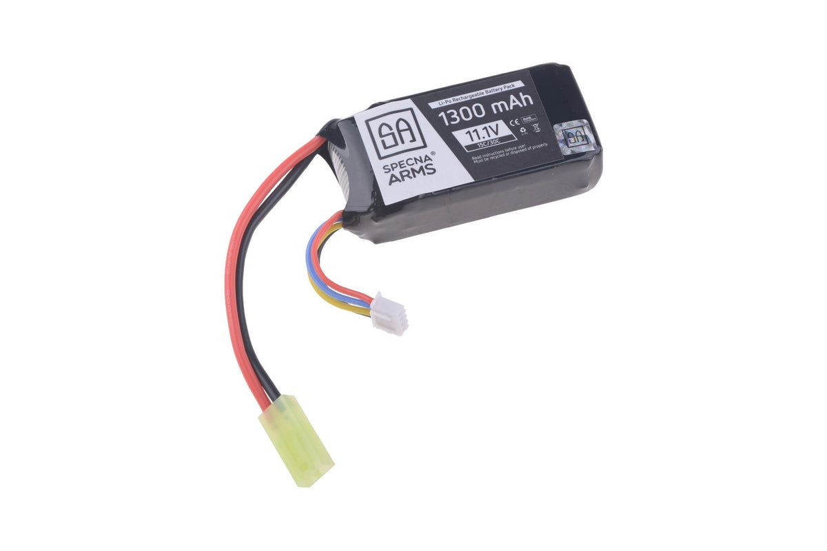 Specna Arms LiPo -akku 11,1 V 1300 mAh 15/30C - Small Tamiya