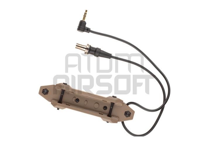 Extended Push Button Switch with Locking Setting (SF ML & 3.5mm) - Tan