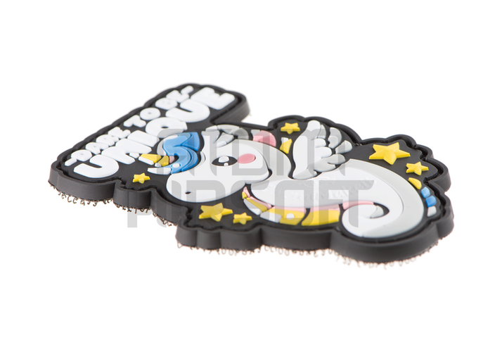 "Dare To Be Unique" PVC velcromerkki