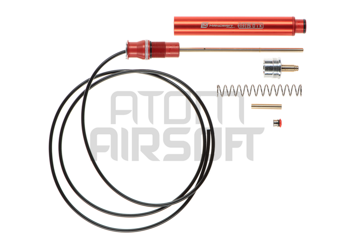 SDiK-paineilmakoneisto VSR-10-sarjalle, 90 asteen liipaisinkoneisto