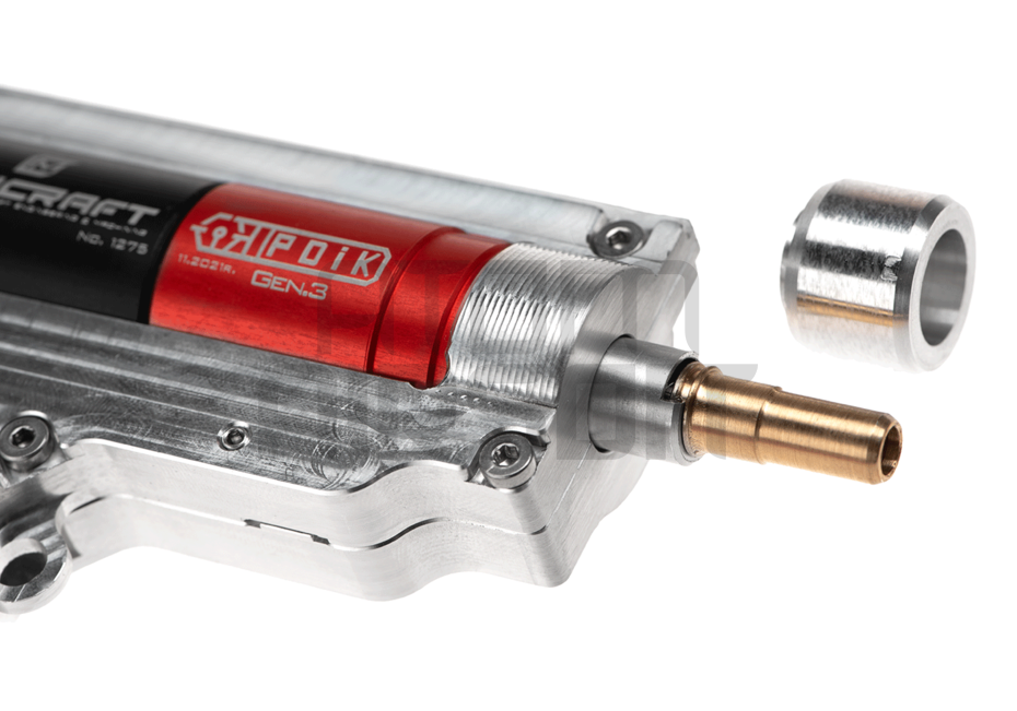 PDiK Gen.3 paineilmakoneisto, CNC-rataslaatikko, V2 Long (SR25)