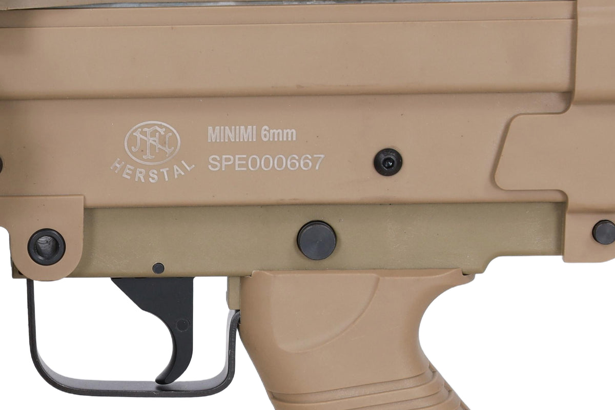 Specna Arms FN Herstal M249 PARA CORE konekivääri AEG - hiekka