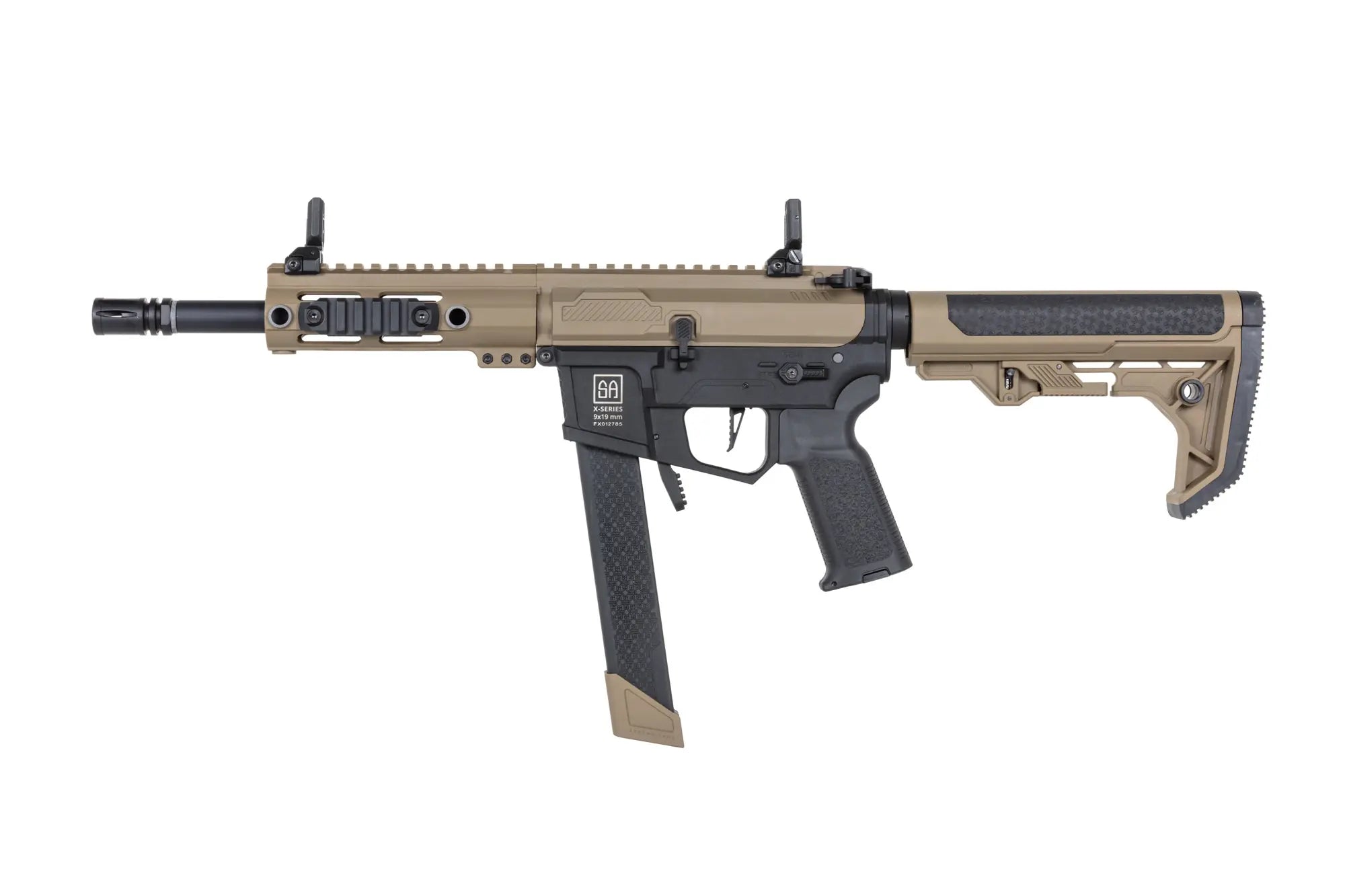 Specna Arms SA-FX01 FLEX™ BLDC™ HAL ETU Gen.2 airsoft Carbine - Half-Tan