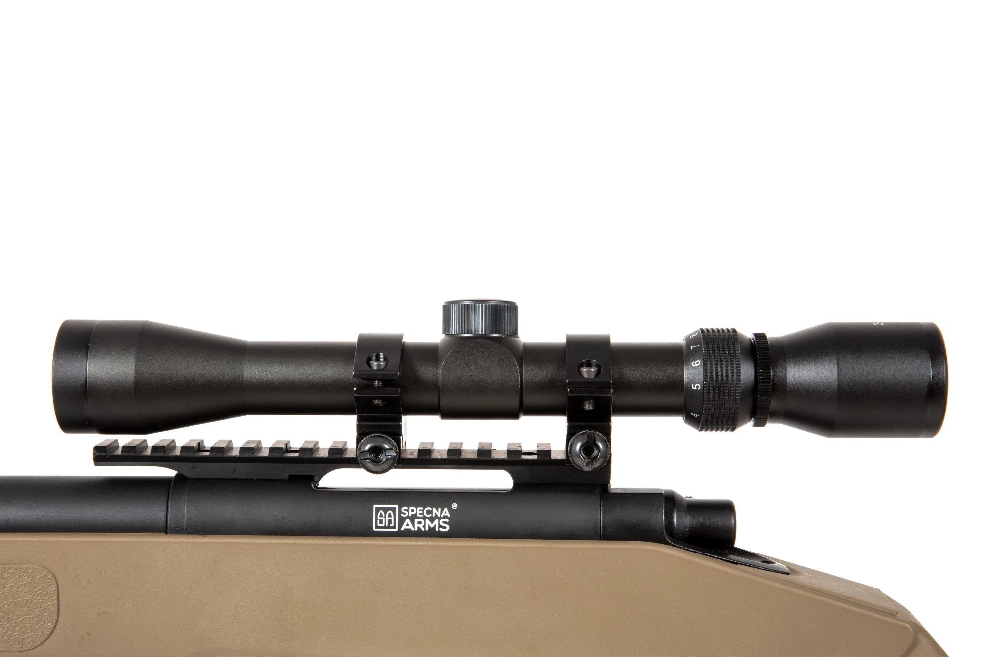 Specna Arms SA-S03 CORE™ High Velocity Sniper Rifle with Scope and Bipod - tan