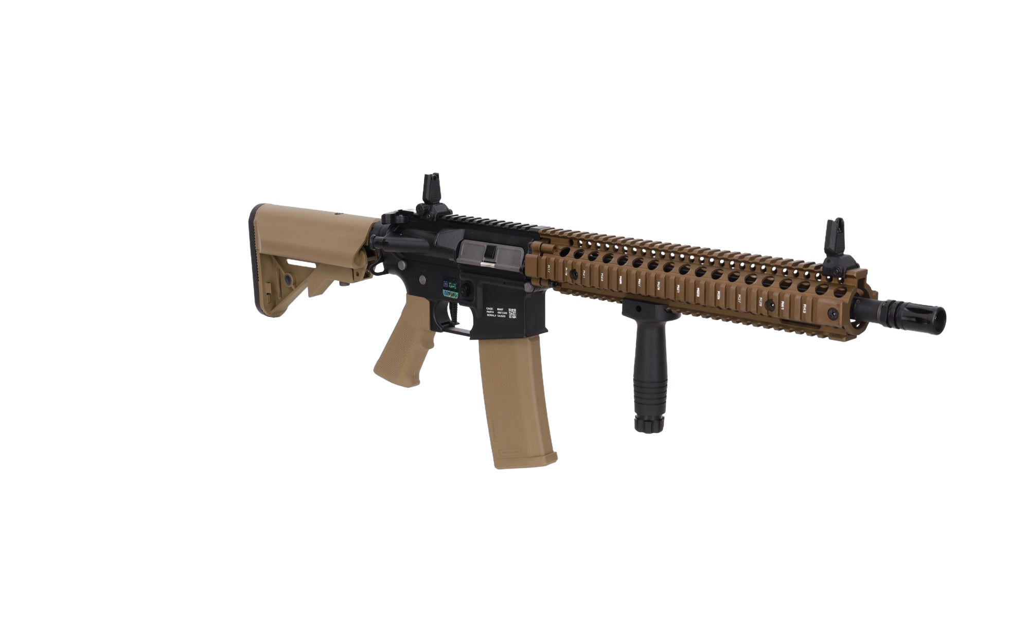 Specna Arms Daniel Defense MK18 SA-P26 Prime Aster II ETU with Brushless Motor - Half-Tan