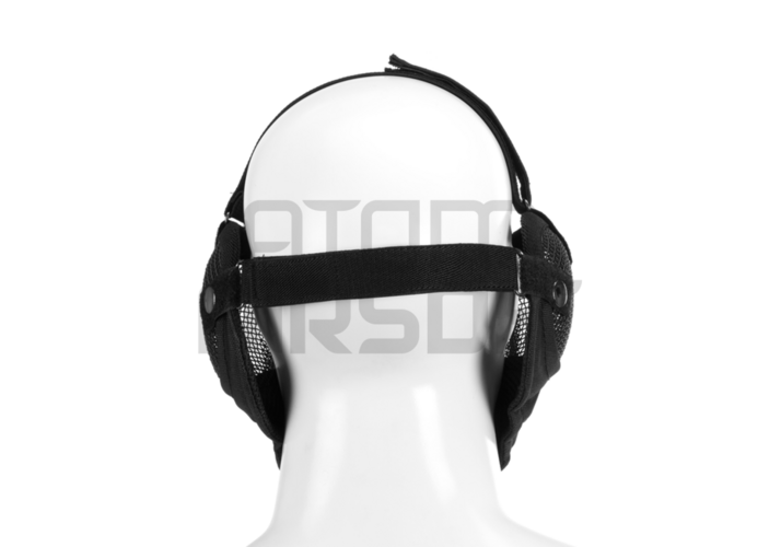 Full face shield - black