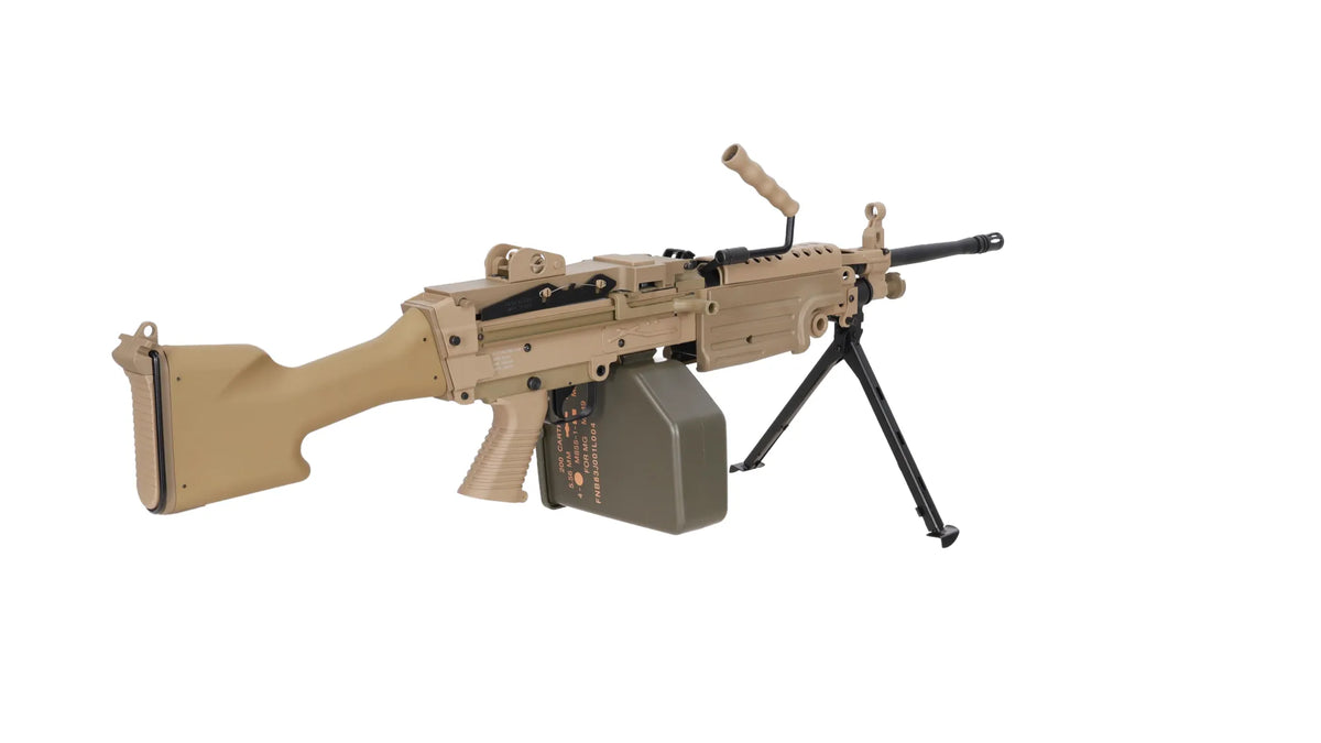 Specna Arms FN Herstal M249 MK2 CORE Machine Gun AEG - Tan