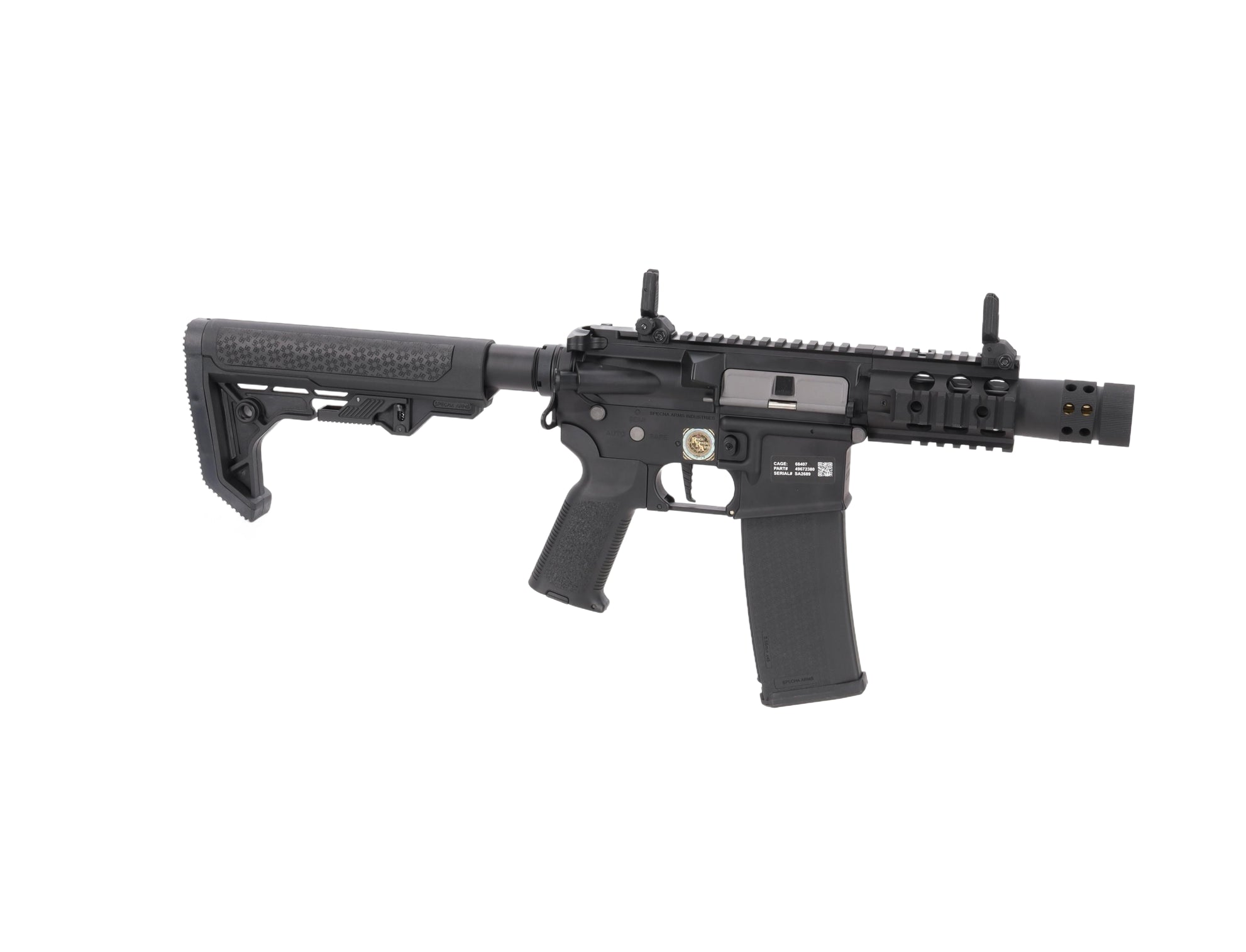 Specna Arms RRA SA-E10 EDGE™ HAL 2 ETU Light Ops Stock Gen. 2 - musta