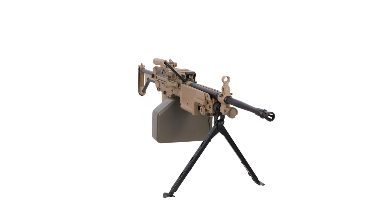 Specna Arms FN Herstal M249 MK1 CORE konekivääri AEG - hiekka