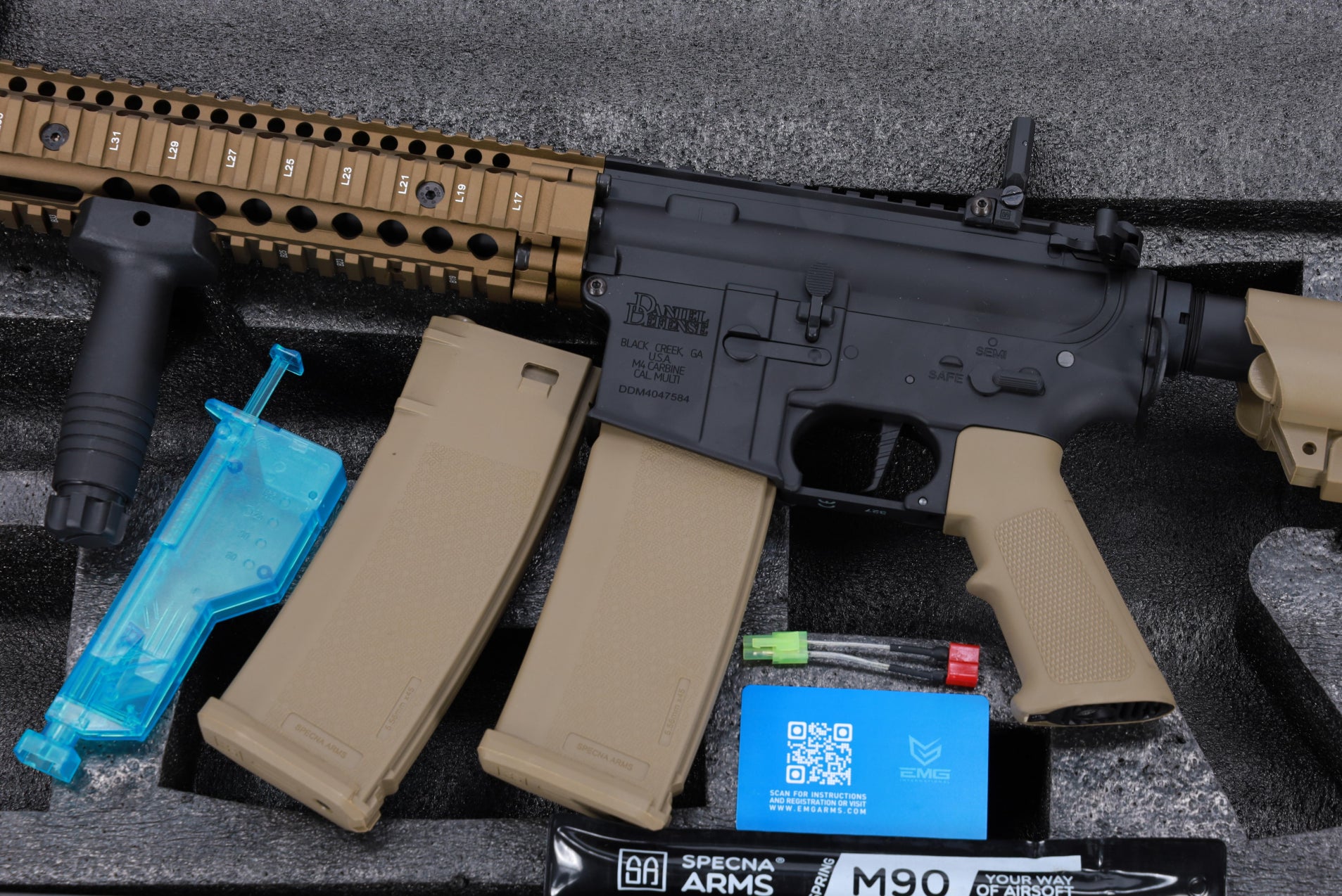 Specna Arms Daniel Defense® MK18 SA-E19 EDGE™ HAL 2 ETU Gen. 2 - Chaos Bronze