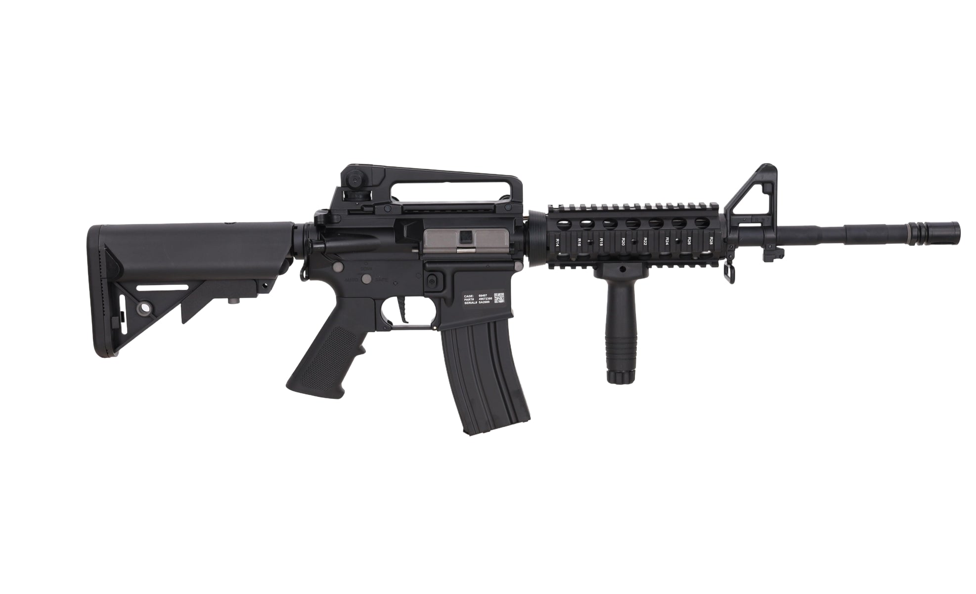 Colt x Cybergun M4A1 SA-E03 EDGE Gen.2 sähköase 14,5" - musta