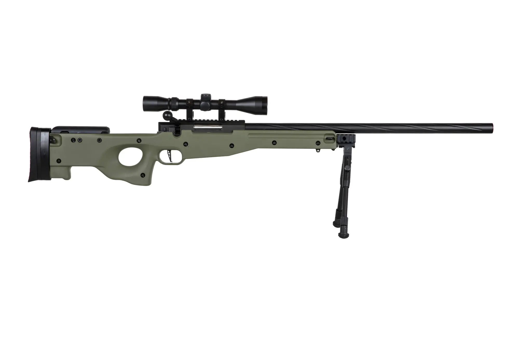 SA-S11 sniper rifle with scope and forelegs - olive