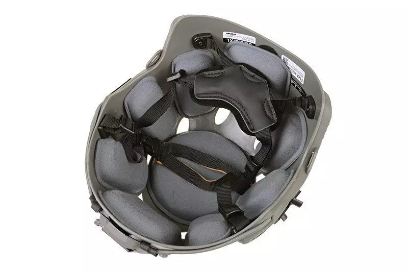 FMA FAST PJ CFH Helmet Replica, Simple Version - Foliage Green (L/XL)