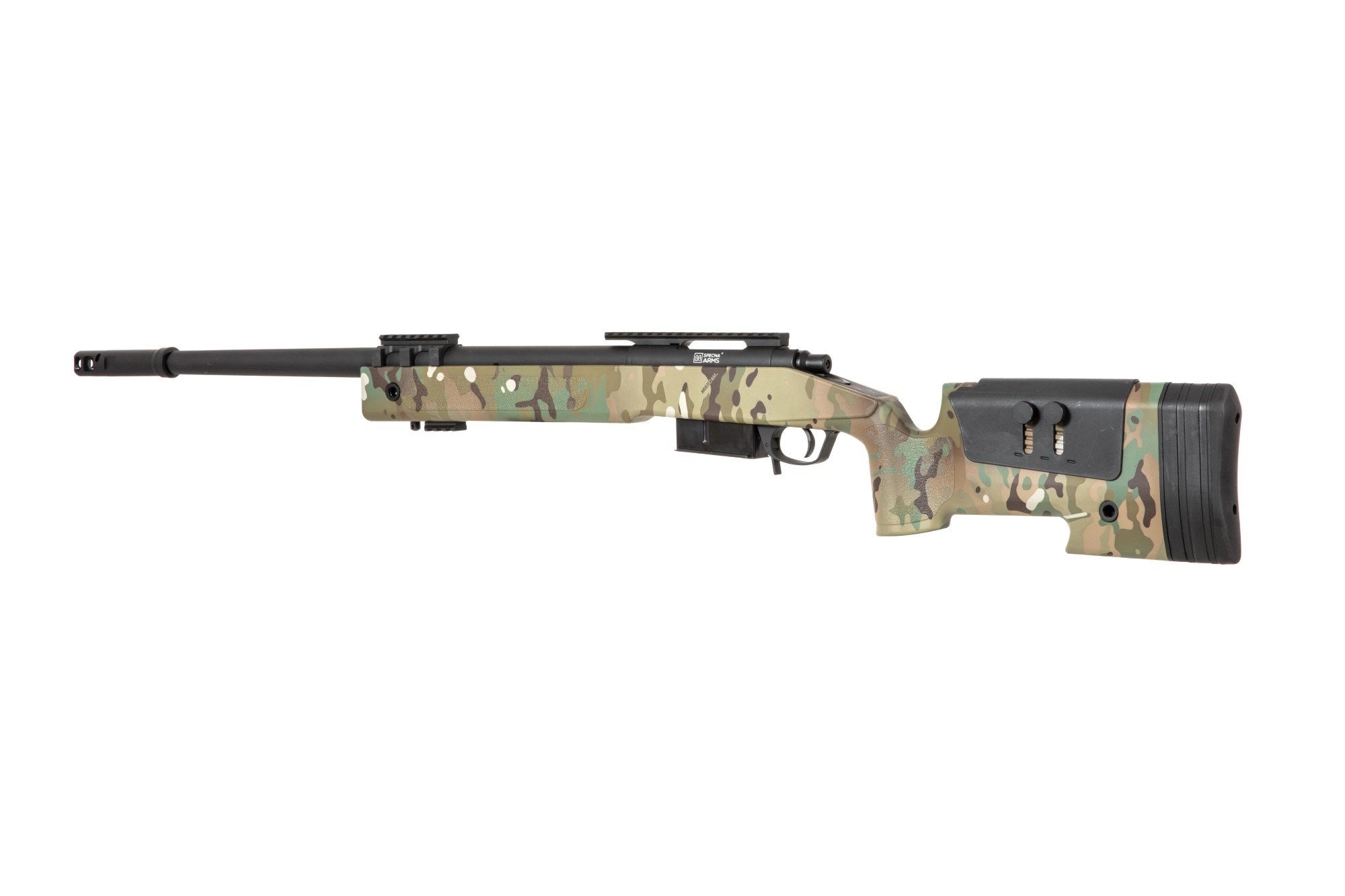 Specna Arms SA-S03 CORE™ High Velocity jousitoiminen tarkkuuskivääri - MultiCam