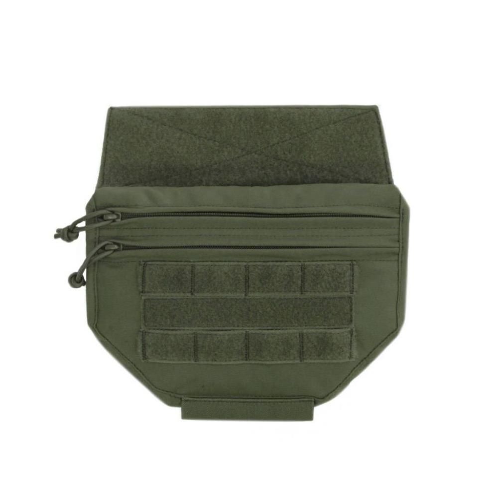 Drop down velcro utility pouch - OD