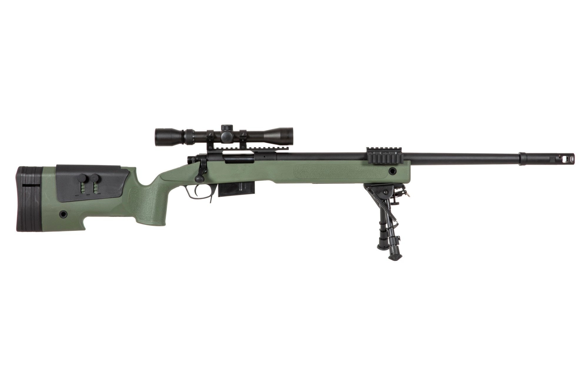 Specna Arms SA-S03 CORE™ High Velocity Sniper Rifle with Scope and Bipod - Olive