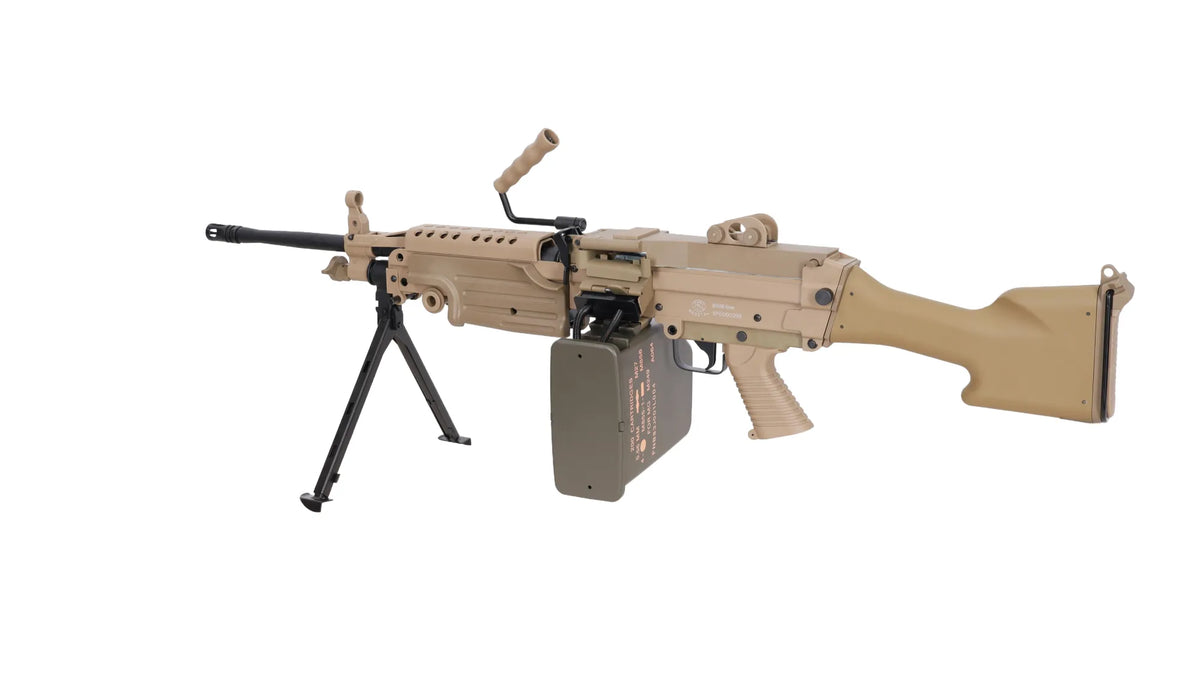 Specna Arms FN Herstal M249 MK2 CORE Machine Gun AEG - Tan