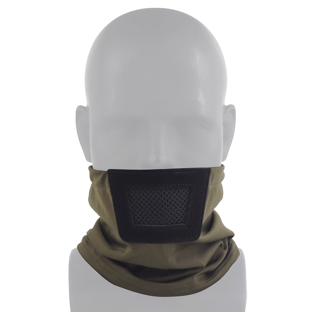 Knight lower face shield - olive