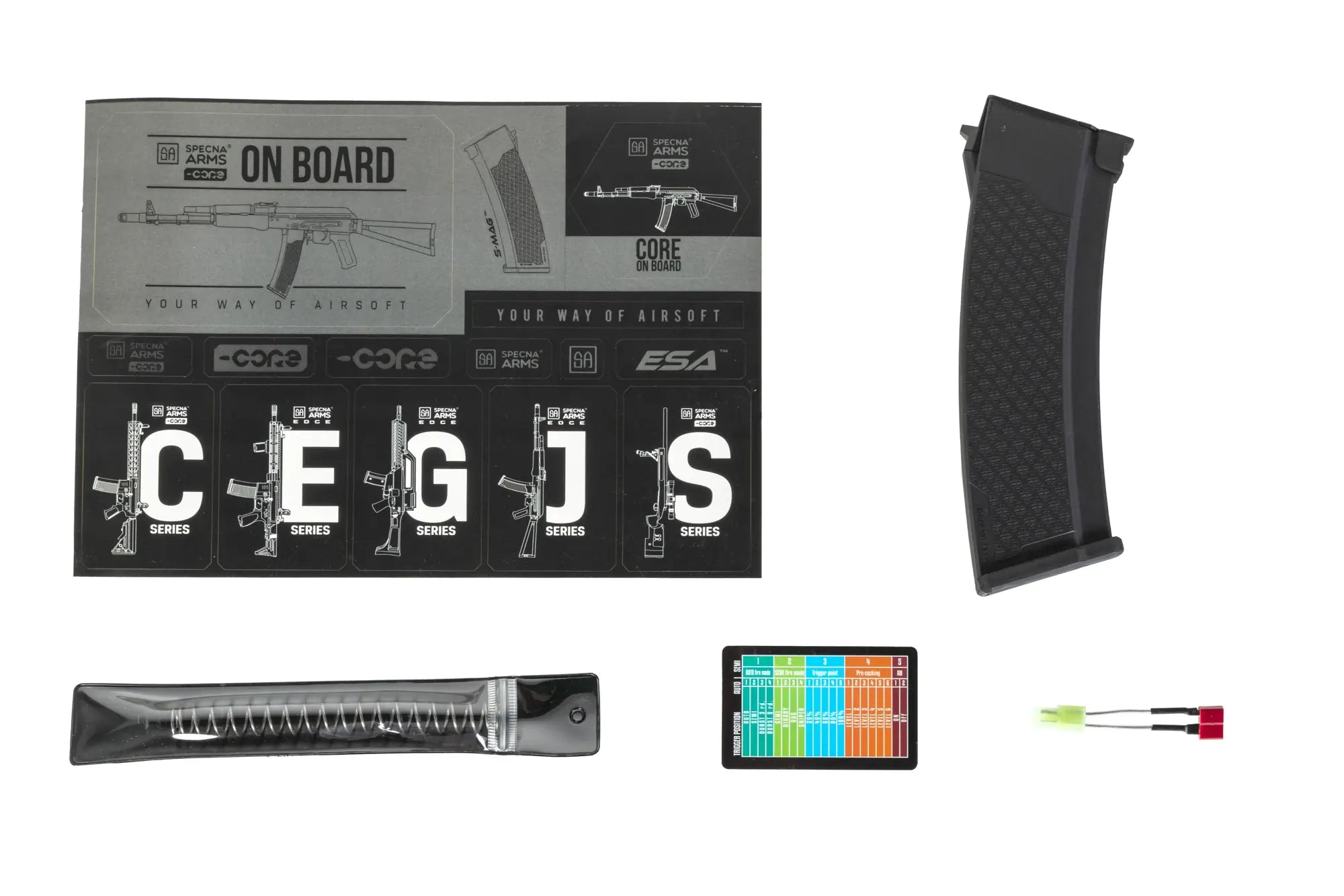 Specna Arms SA-J81 CORE™ HAL ETU Gen. 2 - musta