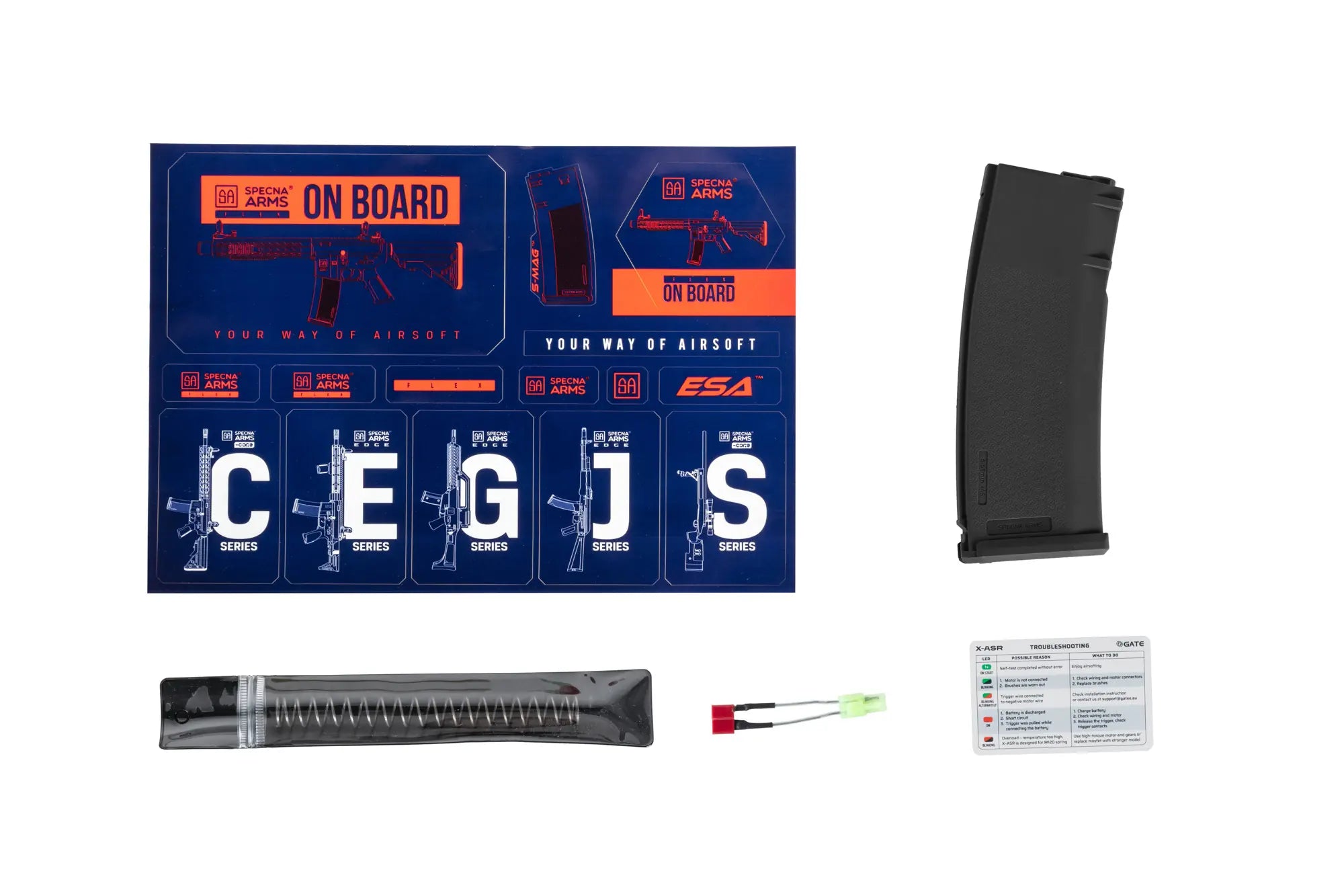 SA-F11 FLEX™ Gen.2 sähköase, Gate X-ASR mosfet piiri - musta
