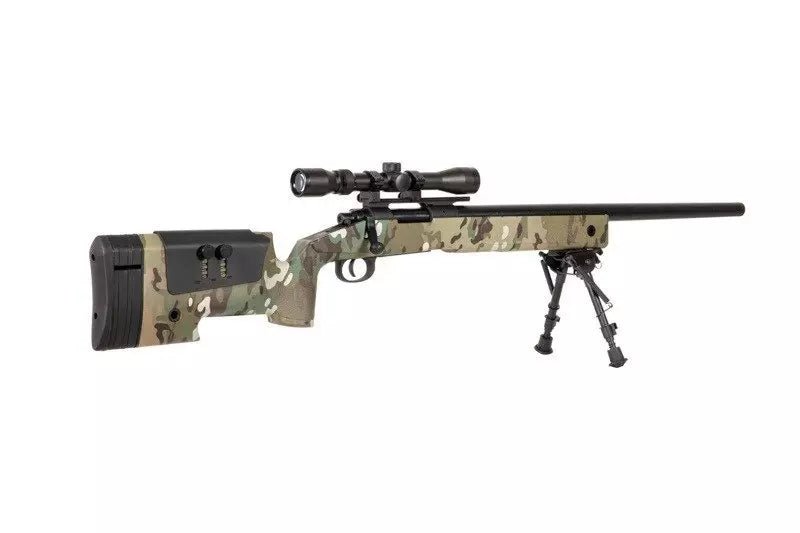 Specna Arms SA-S02 CORE™ High Velocity Sniper Rifle with Scope and Bipod - MC