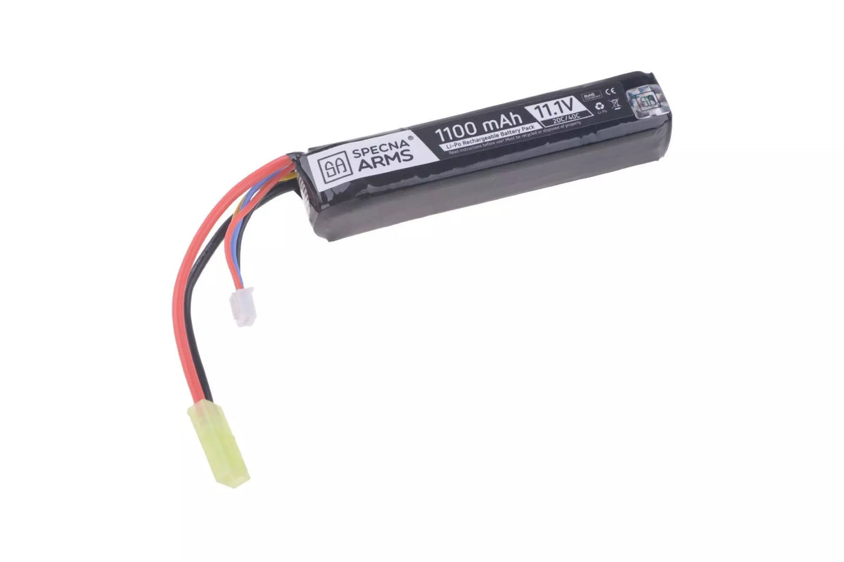 Specna Arms LiPo -akku 11,1 V 1100 mAh 20/40C - Small Tamiya